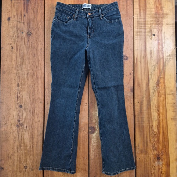 Signature by Levi Strauss & Co. Denim - Signature by Levi Strauss & Co Womens Bootcut Jeans Dark Wash Size 10 Short